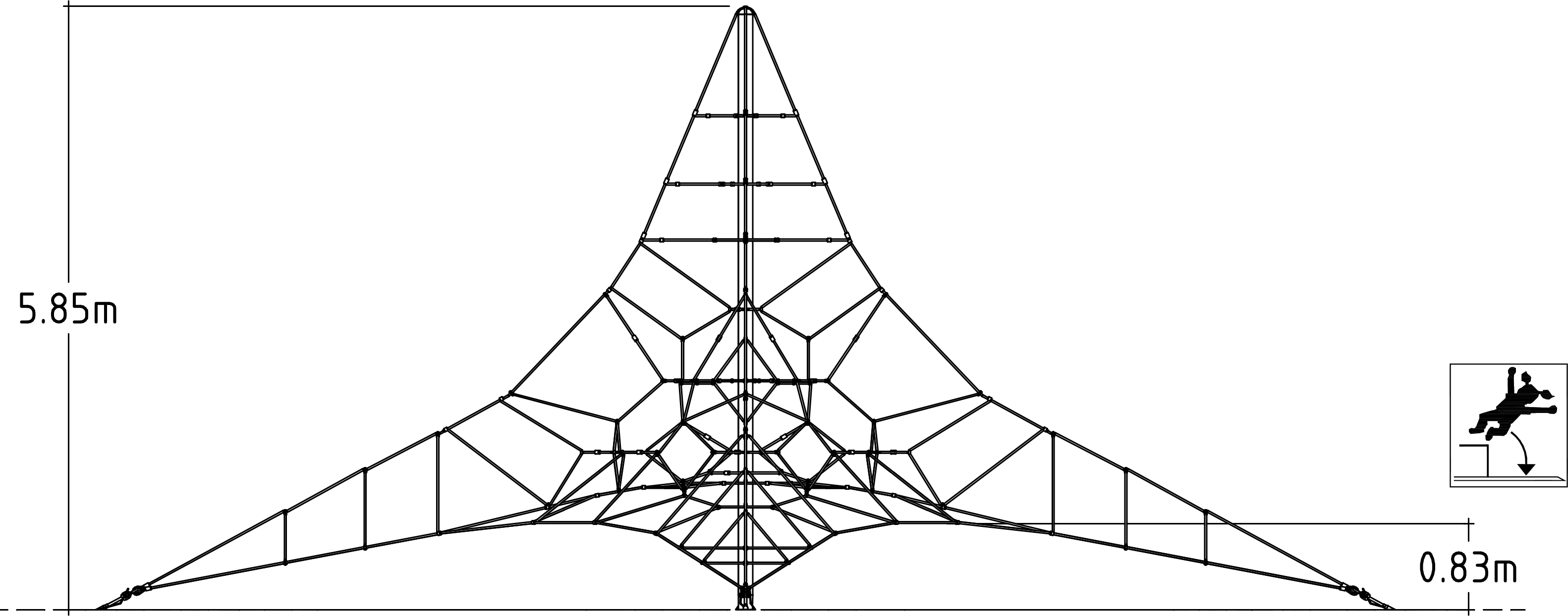 Climbing Net Active 6000 - Thumbnail 2
