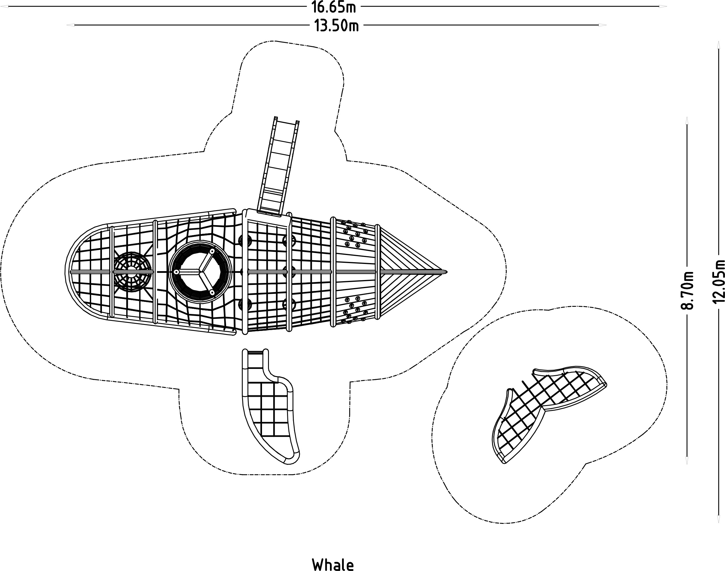 Climbing Net Whale - Thumbnail 3